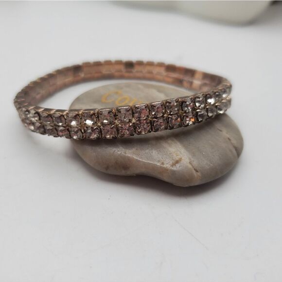 Regency crystal evening wear stretch bracelet - Picture 1 of 2